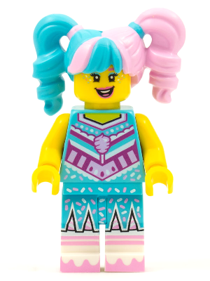 Cotton Candy Cheerleader, Vidiyo Bandmates, Series 1 (Minifigure Only) (vid011)