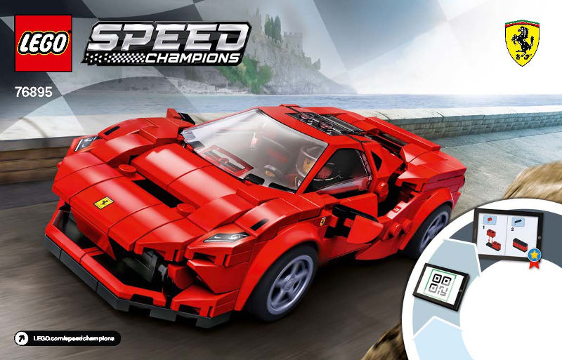 76895 Ferrari F8 Tributo (Certified) LEGO Speed Champions