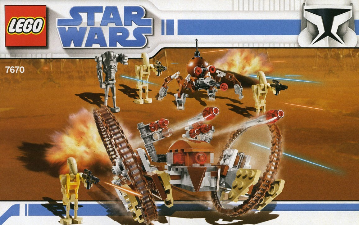 7670 Hailfire Droid & Spider Droid (Used) LEGO Star Wars