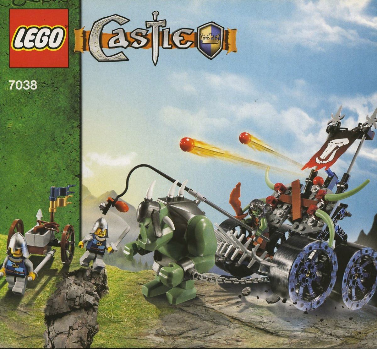 7038 Troll Assault Wagon (Used) LEGO Castle