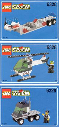 6328 Helicopter Transport (Used) LEGO Town