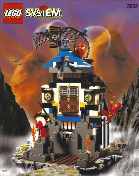 3052 Ninja Fire Fortress (Certified) LEGO Castle