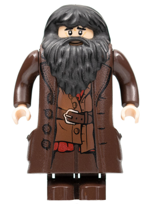 Rubeus Hagrid - Dark Brown Topcoat with Buttons (hp111)