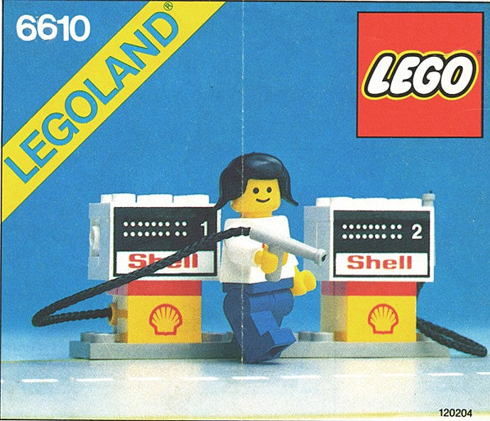 6610 Gas Pumps (Used) LEGO Town