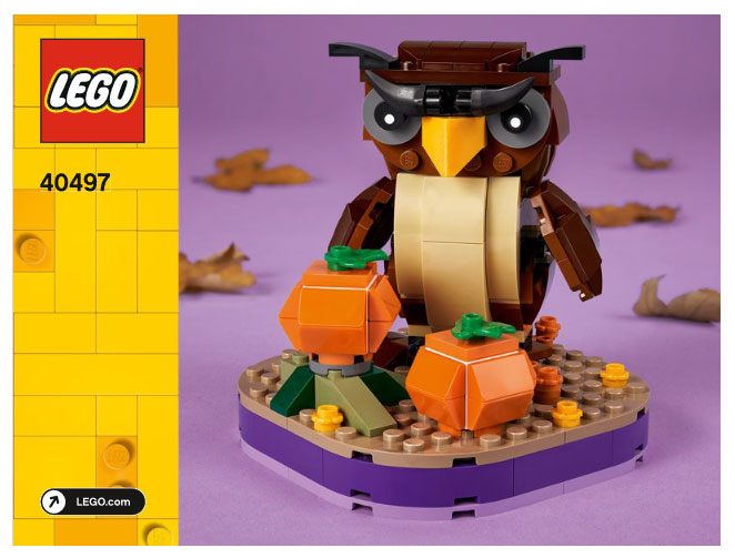 40497 Halloween Owl (Certified) LEGO Seasonal