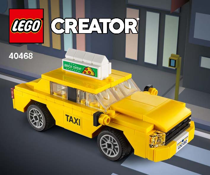 40468 Yellow Taxi (Used) LEGO Creator