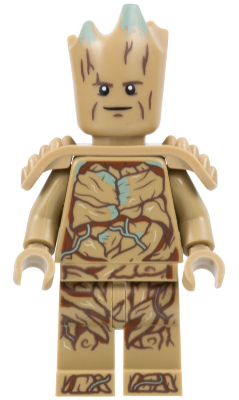 Groot, Teen Groot - Dark Tan with Shoulder Armor (sh0874)