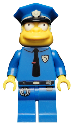 Chief Wiggum, The Simpsons, Series 1 (Minifigure Only) (sim021)