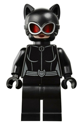 Catwoman - Black Suit and Mask, Silver Goggles (sh0595)