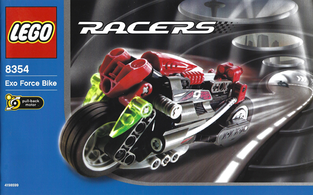 8354 Exo Force Bike (Certified) LEGO Racers