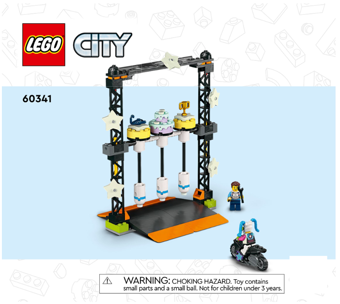 60341 The Knockdown Stunt Challenge (Used) LEGO City
