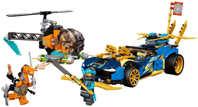 71776 Jay and Nya's Race Car EVO (Retired) LEGO Ninjago
