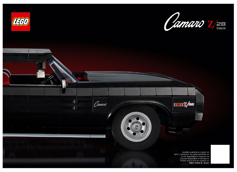 10304 Chevrolet Camaro Z/28 1969 (Used) LEGO Icons