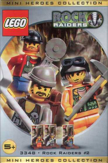 3348 Mini Heroes Collection: Rock Raiders #2 (Certified) LEGO Rock Raiders