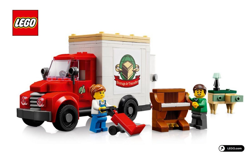 40586 Moving Truck (Used) LEGO Icons