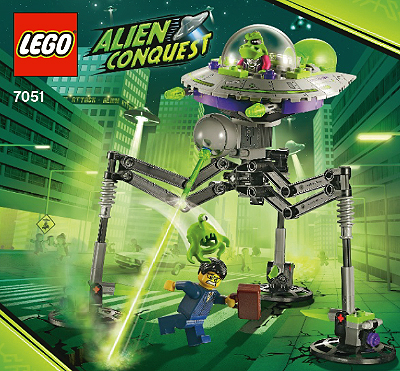 7051 Tripod Invader (Certified) LEGO Space