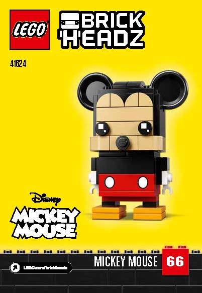 41624 Mickey Mouse (Used) LEGO BrickHeadz