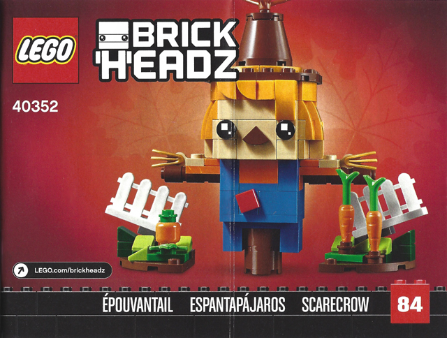 40352 Thanksgiving Scarecrow (Used) LEGO BrickHeadz