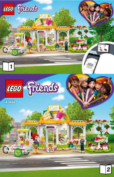 41444 Heartlake City Organic Cafe (Certified) LEGO Friends