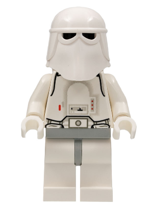 Snowtrooper, Light Gray Hips, White Hands (sw0101)