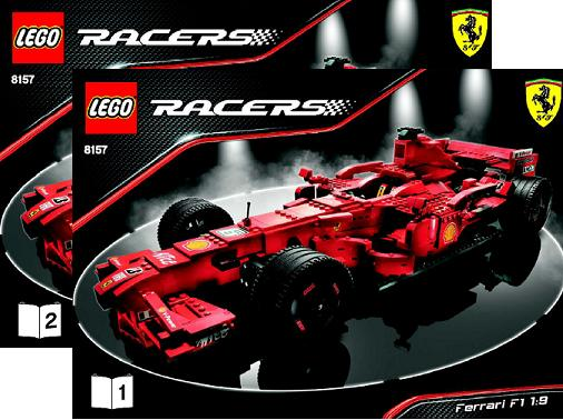 8157 Ferrari F1 1:9 (Used) LEGO Racers