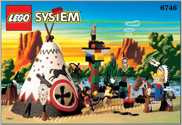 6746 Chief's Tepee (Used) LEGO Western