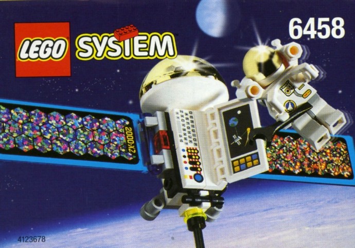 6458 Satellite with Astronaut (Used) LEGO Town