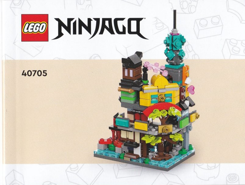 40705 Micro NINJAGO City Gardens (Certified) LEGO Ninjago
