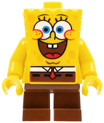 SpongeBob - Large Grin and Black Eyebrows (bob028)
