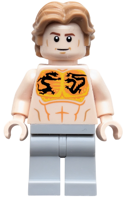Aldrich Killian - Bare Chest with Dragon Tattoos (sh1041)