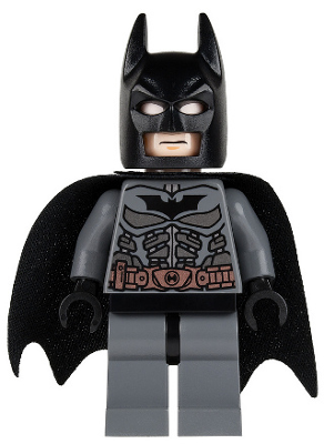 Batman - Dark Bluish Gray Suit with Copper Belt (sh0064)