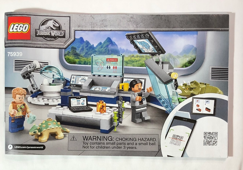 75939 Dr. Wu's Lab: Baby Dinosaurs Breakout (Used) LEGO Jurassic World