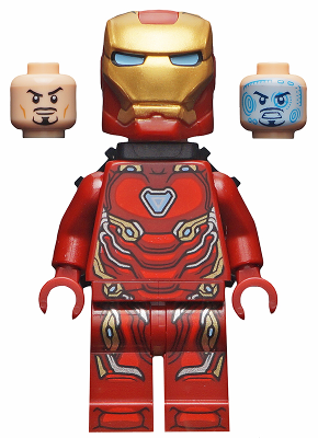 Iron Man - Mark 50 Armor, Small Helmet Visor, Neck Bracket (sh0497)