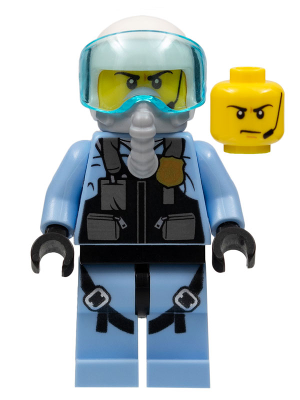 Sky Police - Jet Pilot with Oxygen Mask and Headset (cty0997)