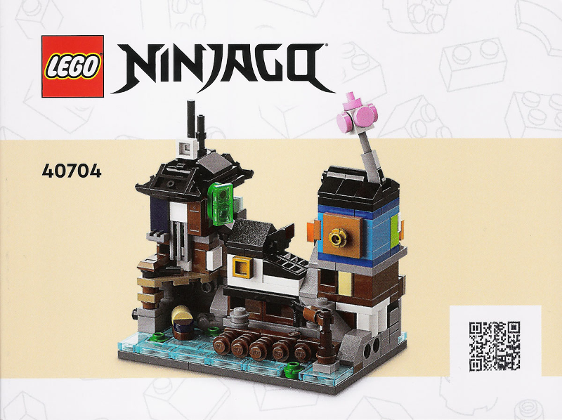 40704 Micro NINJAGO Docks (Used) LEGO Ninjago