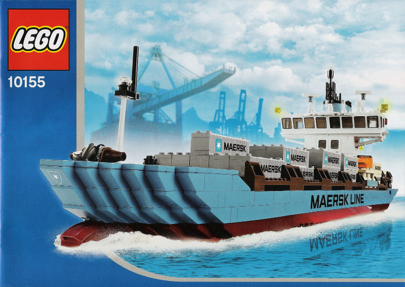 10155 Maersk Line Container Ship (2010 Edition) (Used) LEGO Icons