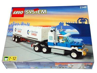 2149 Color Line Container Lorry (Retired) LEGO Town