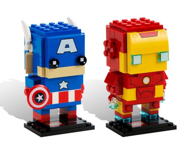 41492 Iron Man & Captain America (Comic-Con Exclusive) (Retired) LEGO BrickHeadz
