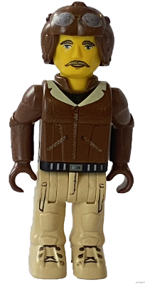 Aviator, Tan Pants and Brown Jacket (4169114) (js008)