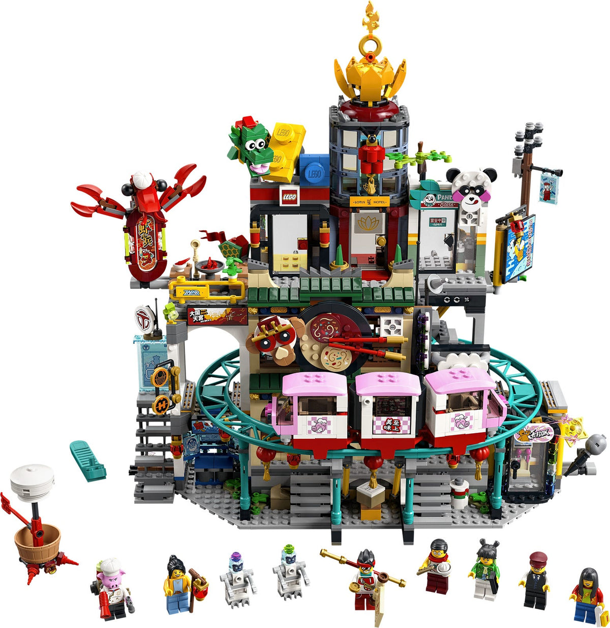 80036 The City of Lanterns (Retired) LEGO Monkie Kid