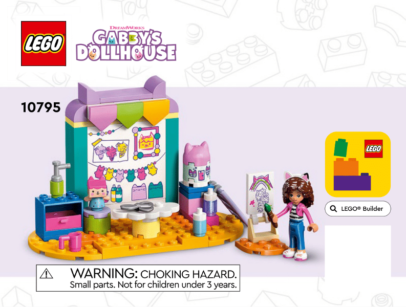 10795 Crafting with Baby Box (Certified) LEGO Gabbys Dollhouse