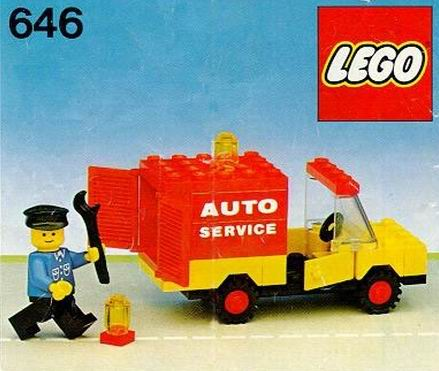 646 Auto Service (Used) LEGO Town
