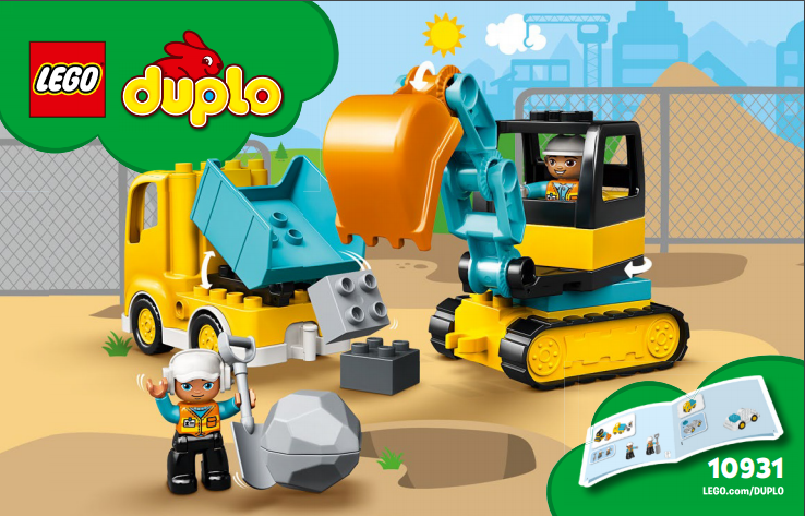 10931 Truck & Tracked Excavator (Certified) LEGO DUPLO
