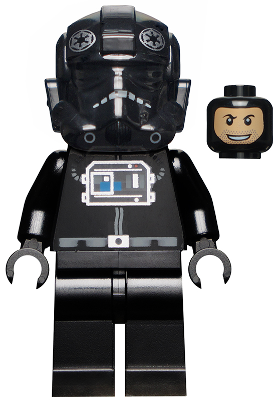Imperial TIE Fighter Pilot - Black Head, Balaclava (sw0268a)