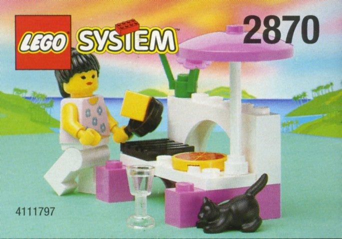 2870 Paradisa Barbeque (Used) LEGO Town