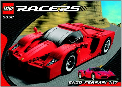 8652 Enzo Ferrari 1:17 (Used) LEGO Racers