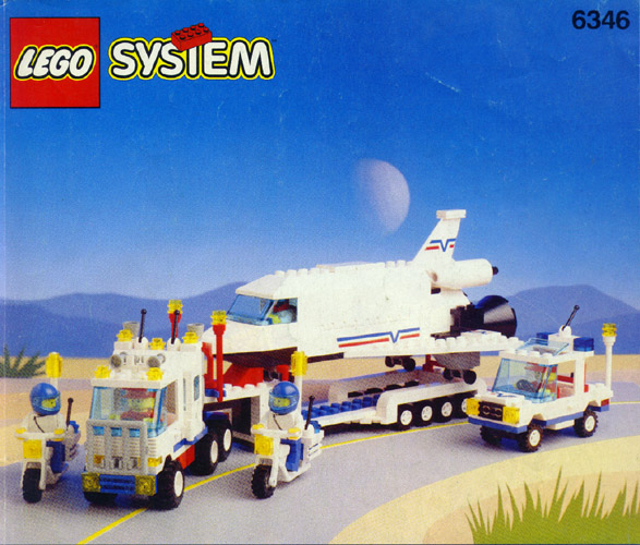 6346 Shuttle Launching Crew (Certified) LEGO Town
