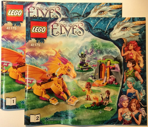 41175 Fire Dragon's Lava Cave (Used) LEGO Elves