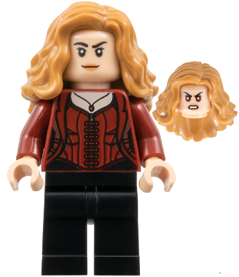 The Scarlet Witch (Wanda Maximoff) - Plain Legs, Medium Nougat Hair (sh1018)