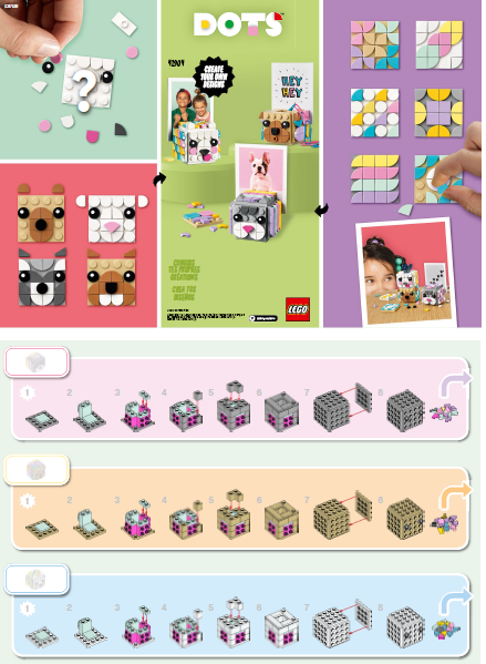 41904 Animal Picture Holders (Certified) LEGO DOTS